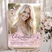 Aangepaste viering van het leven - Foto Begrafenis Poster