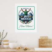 Aangepaste viering van het Mexicaanse nationale vo Poster (Keuken)