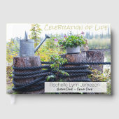 Aangepaste viering van het zwemwater kan nog leven gastenboek (Voorkant)