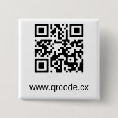 Aangepaste vierkant Button (Voorkant)