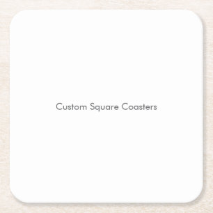 Aangepaste vierkante coasters kartonnen onderzetters