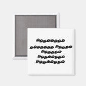 aangepaste vierkante magneet (Voorkant / Achterkant)