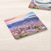 Aangepaste vierkante Onderzetters Cusco (Schuin)