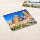 Aangepaste vierkante Onderzetters Torres del Paine (Schuin)