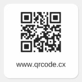 Aangepaste vierkante Sticker (Voorkant)