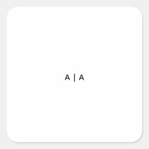 Aangepaste vierkante stickers, Formaat: Vel met st Sticker