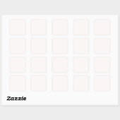 Aangepaste vierkante stickers, Formaat: Vel van Sticker (Vel)