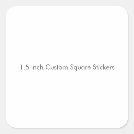 Aangepaste vierkante stickers, Formaat: Vel van  Sticker (Voorkant)
