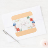 Aangepaste vierkante Stickers - Perfect voor brand (Envelop)