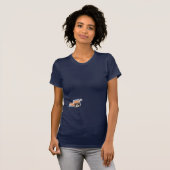 Aangepaste viirrel Art T-shirt (Voorkant volledig)