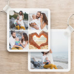Aangepaste vijf foto gepersonaliseerde dubbelzijdi sleutelhanger<br><div class="desc">Draag uw favoriete herinneringen overal waar u gaat met deze aangepaste vijf foto gepersonaliseerde dubbelzijdige Sleutelhanger. Met ruimte voor vijf van uw meest gekoesterde foto's en uw aangepaste tekst, is deze aandenken de perfecte mix van praktisch en persoonlijk. Of het nu gaat om snapshots van familie, vrienden, huisdieren of speciale...</div>