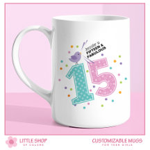 Aangepaste vijftien en Fabulous Roze Confetti Verj