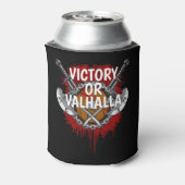 Aangepaste Viking Victory of Valhalla Battle Cry Blikjeskoeler (Blikje Achterkant)