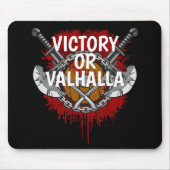 Aangepaste Viking Victory of Valhalla Battle Cry Muismat (Voorkant)