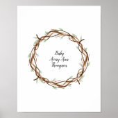 Aangepaste vingerafdruklep, gastboekalternatief poster (Voorkant)