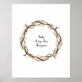 Aangepaste vingerafdruklep, gastboekalternatief poster