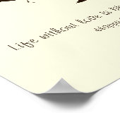 Aangepaste vingerafdrukstructuur poster (Hoek)