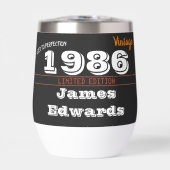 Aangepaste Vintage 1986 40e verjaardag - Retro (Voorkant)