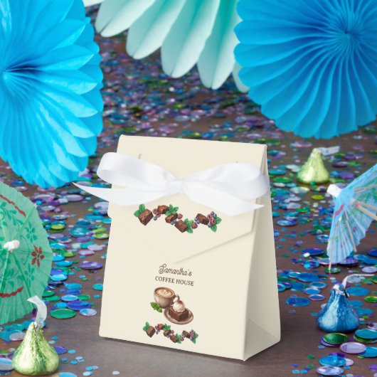 Aangepaste Vintage Bakkerij Merch Brownie Kunst Bedankdoosjes (Feest)