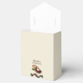 Aangepaste Vintage Bakkerij Merch Brownie Kunst Bedankdoosjes (Geopend)