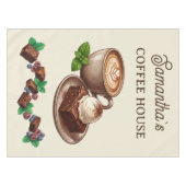 Aangepaste Vintage Bakkerij Merch Brownie Kunst Tafelkleed (Voorkant (Horizontaal))