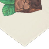 Aangepaste Vintage Bakkerij Merch Brownie Kunst Tafelkleed (Gekanteld)
