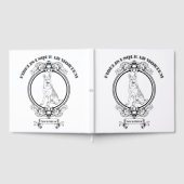Aangepaste vintage Duitse herder crest - Donkere A Gastenboek (Volledig)