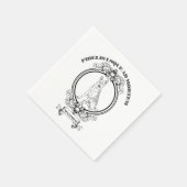 Aangepaste vintage Duitse herder crest - Donkere A Servet (Hoek)
