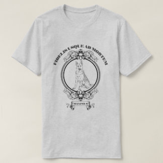 Aangepaste vintage Duitse herder crest - Donkere A T-shirt