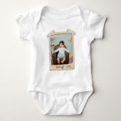 Aangepaste Vintage Foto Verjaardag Romper (Voorkant)