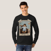 Aangepaste Vintage Foto Verjaardag T-shirt (Voorkant volledig)
