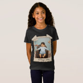 Aangepaste Vintage Foto Verjaardag T-shirt (Voorkant volledig)