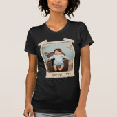 Aangepaste Vintage Foto Verjaardag T-shirt (Voorkant)