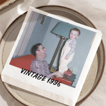 Aangepaste vintage fotodoekjes met tekst - Persona