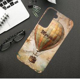 Aangepaste Vintage Heet Luchtballon | Antieke Reis Samsung Galaxy Hoesje
