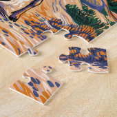 Aangepaste vintage Joshua Tree-wildschaap-schilder Legpuzzel (Zijkant)