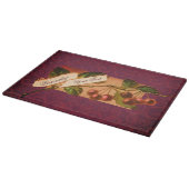 Aangepaste Vintage Kersen Retro Fruit Oude Stijl Snijplank (Hoek)