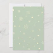 Aangepaste Vintage Kerstvakantie Kerstman Kaart (Achterkant)