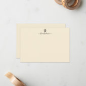 Aangepaste Vintage Koningin Bij Briefkaart (Voorkant / Achterkant in situ)