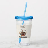 Aangepaste Vintage Kustkroeg Merchandise Acryl Drinkbeker (Achterkant)