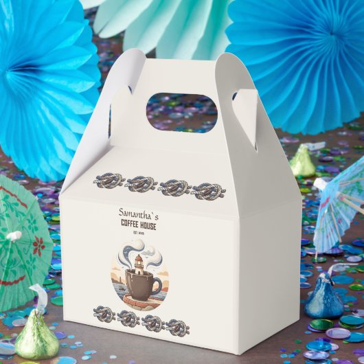 Aangepaste Vintage Kustkroeg Merchandise Bedankdoosjes (Feest)