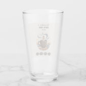 Aangepaste Vintage Kustkroeg Merchandise Glas (Achterkant)