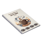 Aangepaste Vintage Kustkroeg Merchandise Notitieboek (Rechterzijde)