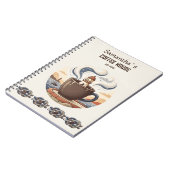 Aangepaste Vintage Kustkroeg Merchandise Notitieboek (Linkerzijde)