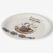 Aangepaste Vintage Kustkroeg Merchandise Papieren Bordje (Gekanteld)