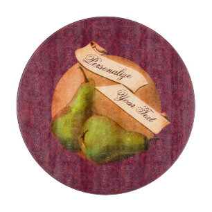Aangepaste Vintage Peren Retro Fruit Oude Stijl Snijplank
