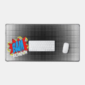 Aangepaste Vintage stripboeken Pop stijl BAM Bureaumat (Keyboard & Muis)