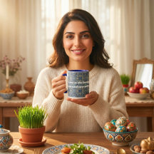 Aangepaste Vintage Tegel Nowruz Iraans Nieuwjaarsg