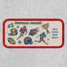 Aangepaste Vintage Voetbal Seizoen Graphics Set