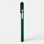 Aangepaste Vintage Vogel Bloem Groen iPhone Hoesje (Linkerkant)